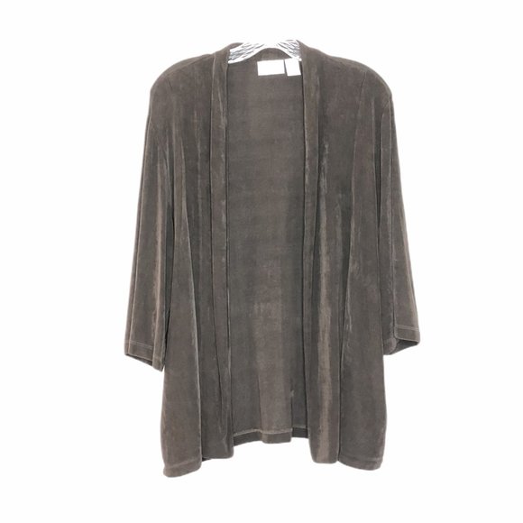 Chico's Sweaters - Chico's Open Front Stretchy Cardigan Size 16/18